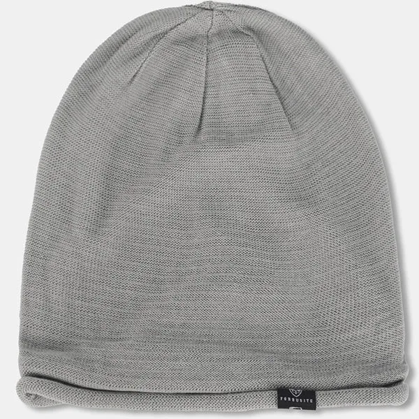 Men Jersey Soild Color Slouchy Beanie Hat N010