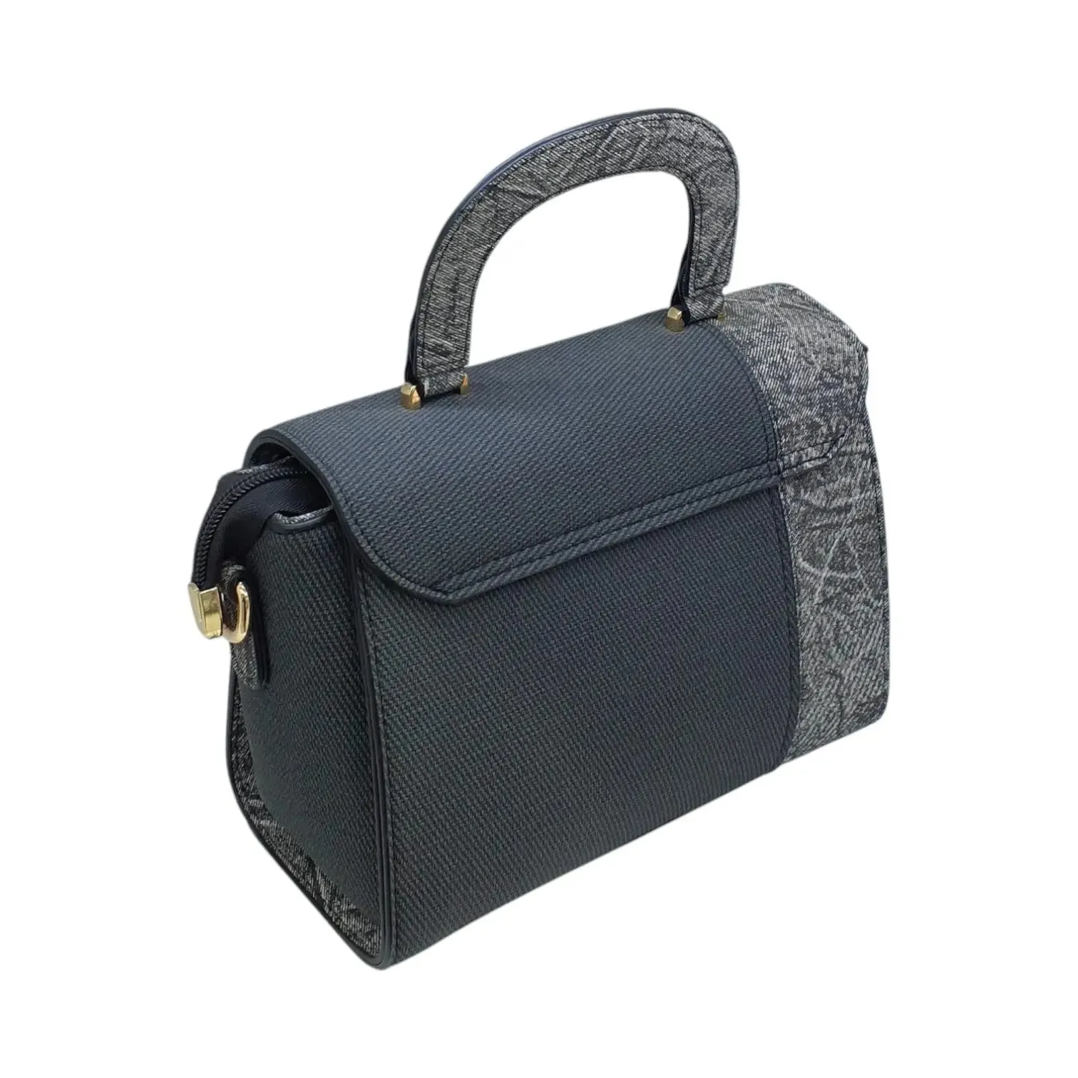 Miss Alita Textured Top Handle Bag