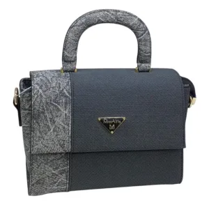 Miss Alita Textured Top Handle Bag