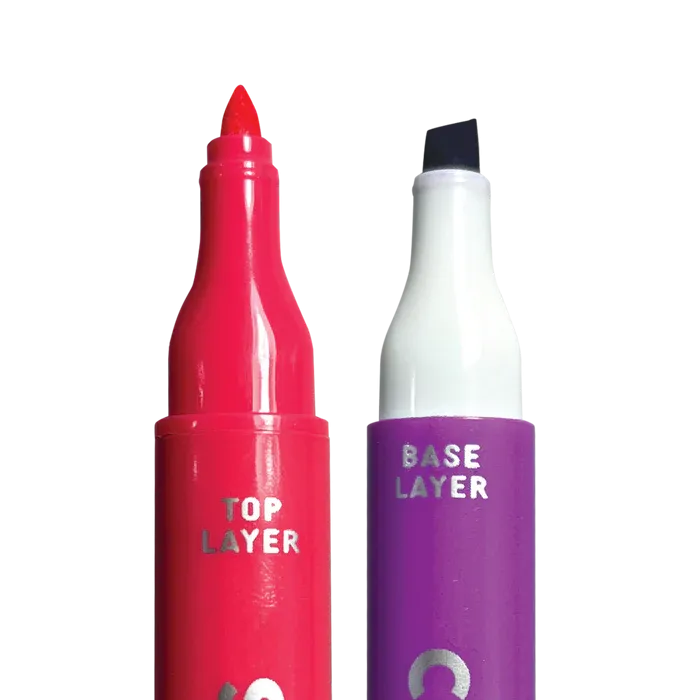 Ooly colour layers double-ended layering markers