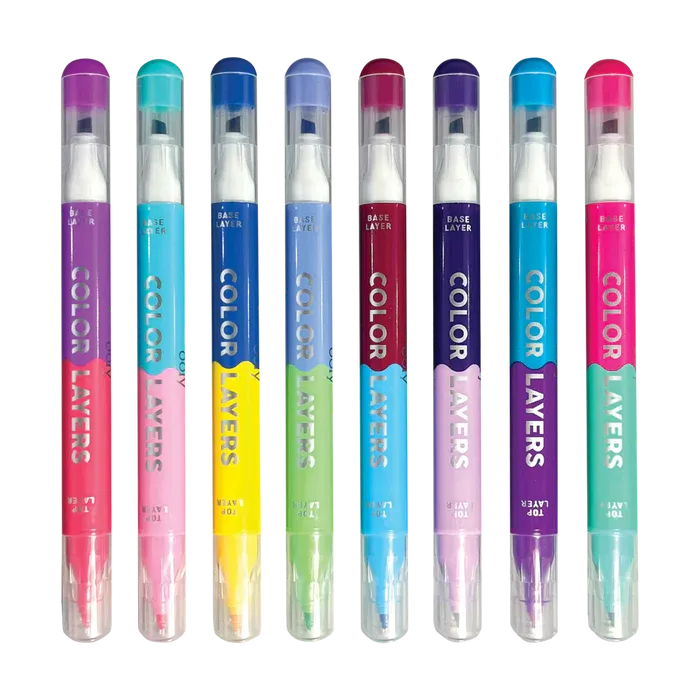 Ooly colour layers double-ended layering markers
