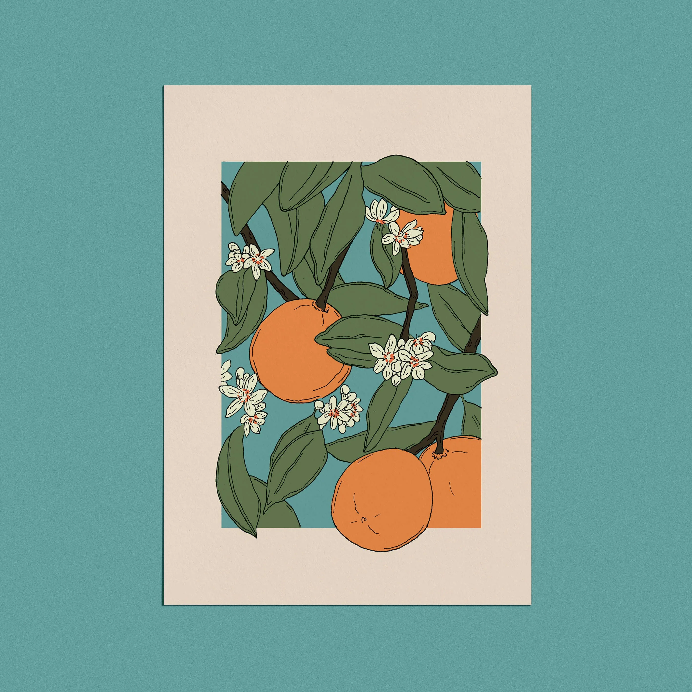 Oranges Card: Cello-free