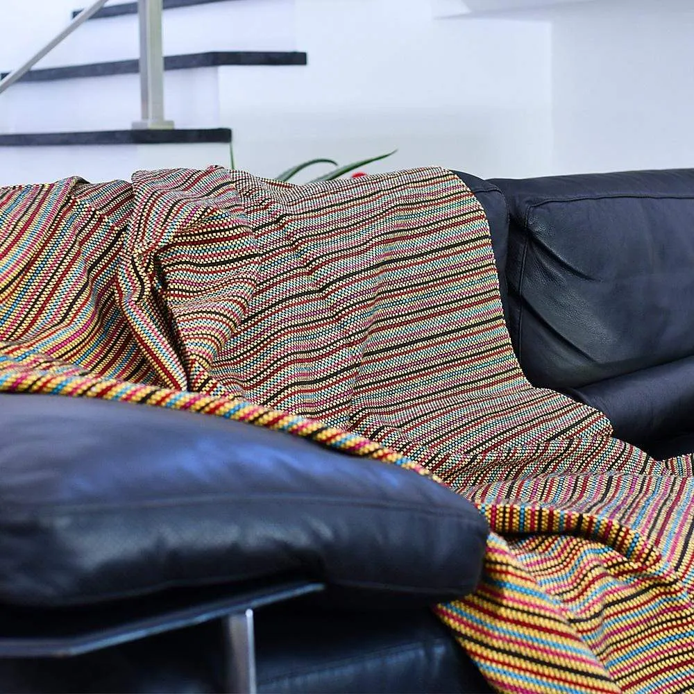 Plaid couverture en coton 210x150