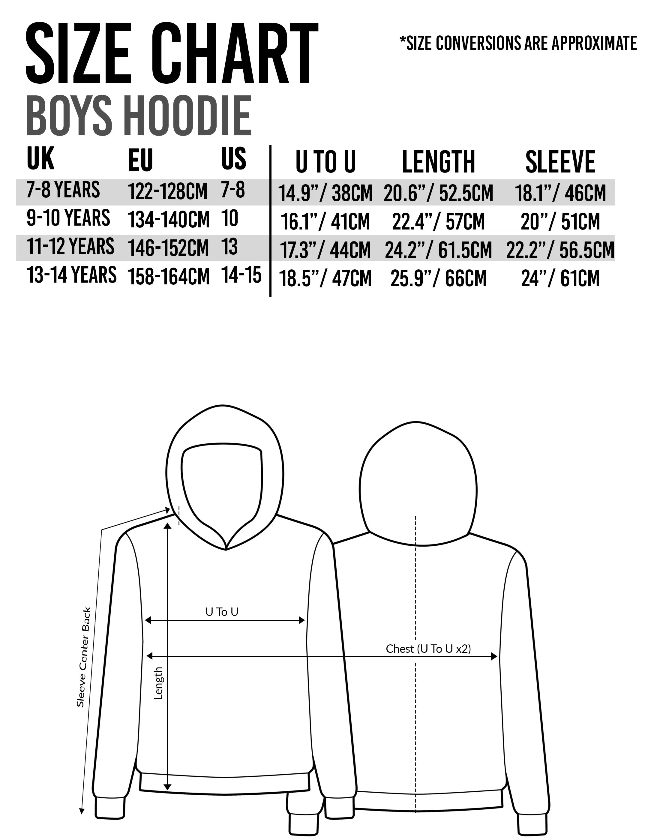 PlayStation Logo Hoodie Boy's Gamer Hooded Long Sleeve Kids Charcoal Sweatshirt