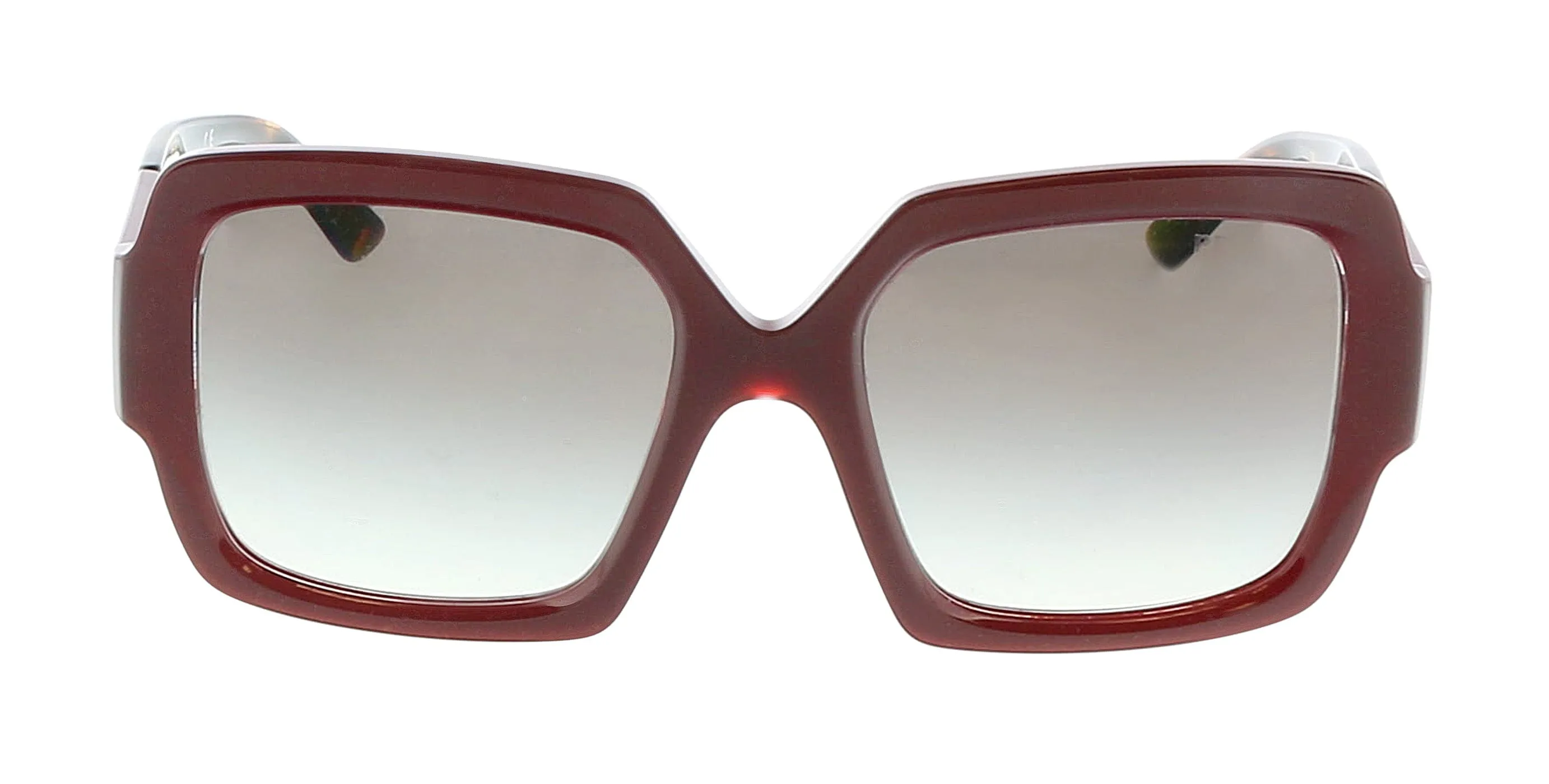 Prada 0PR 21XS UAN0A754 Bordeaux Full rim Square Sunglasses