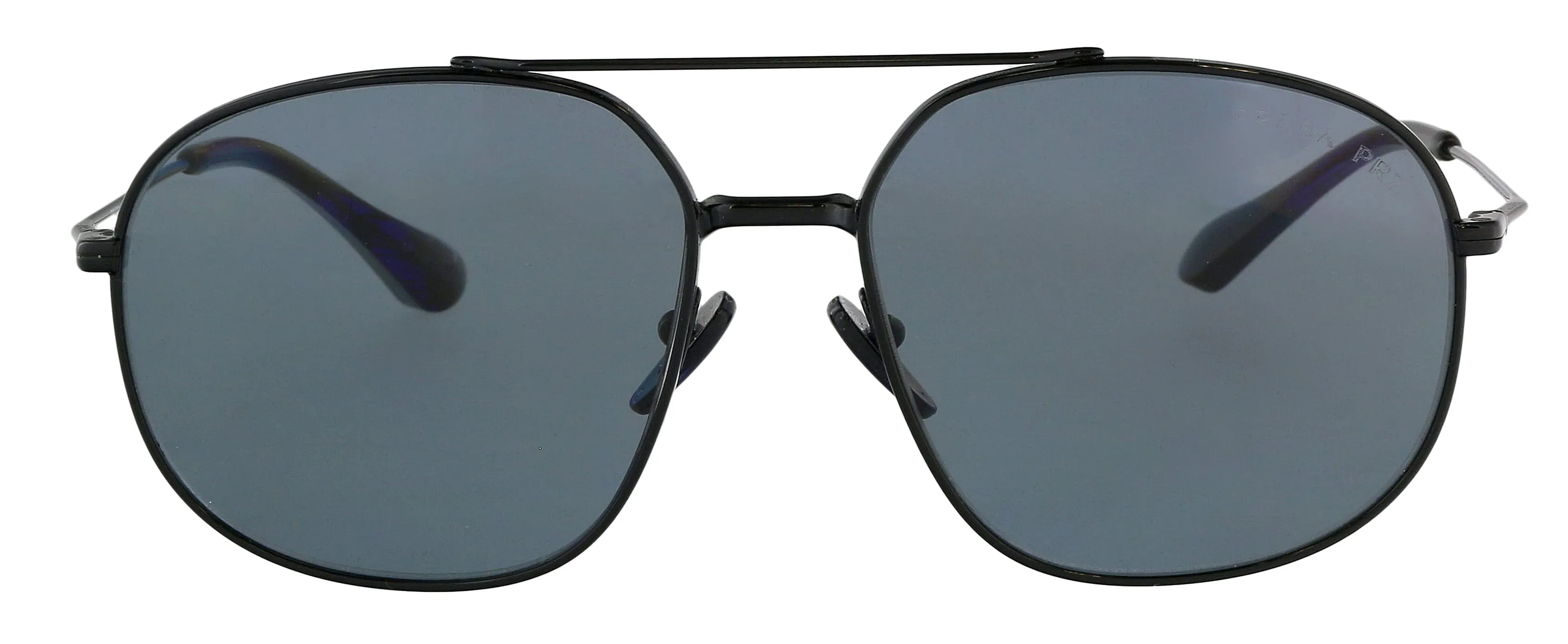 Prada 0PR 51YS 1AB5Z158 Full Rim Black Aviator Sunglasses