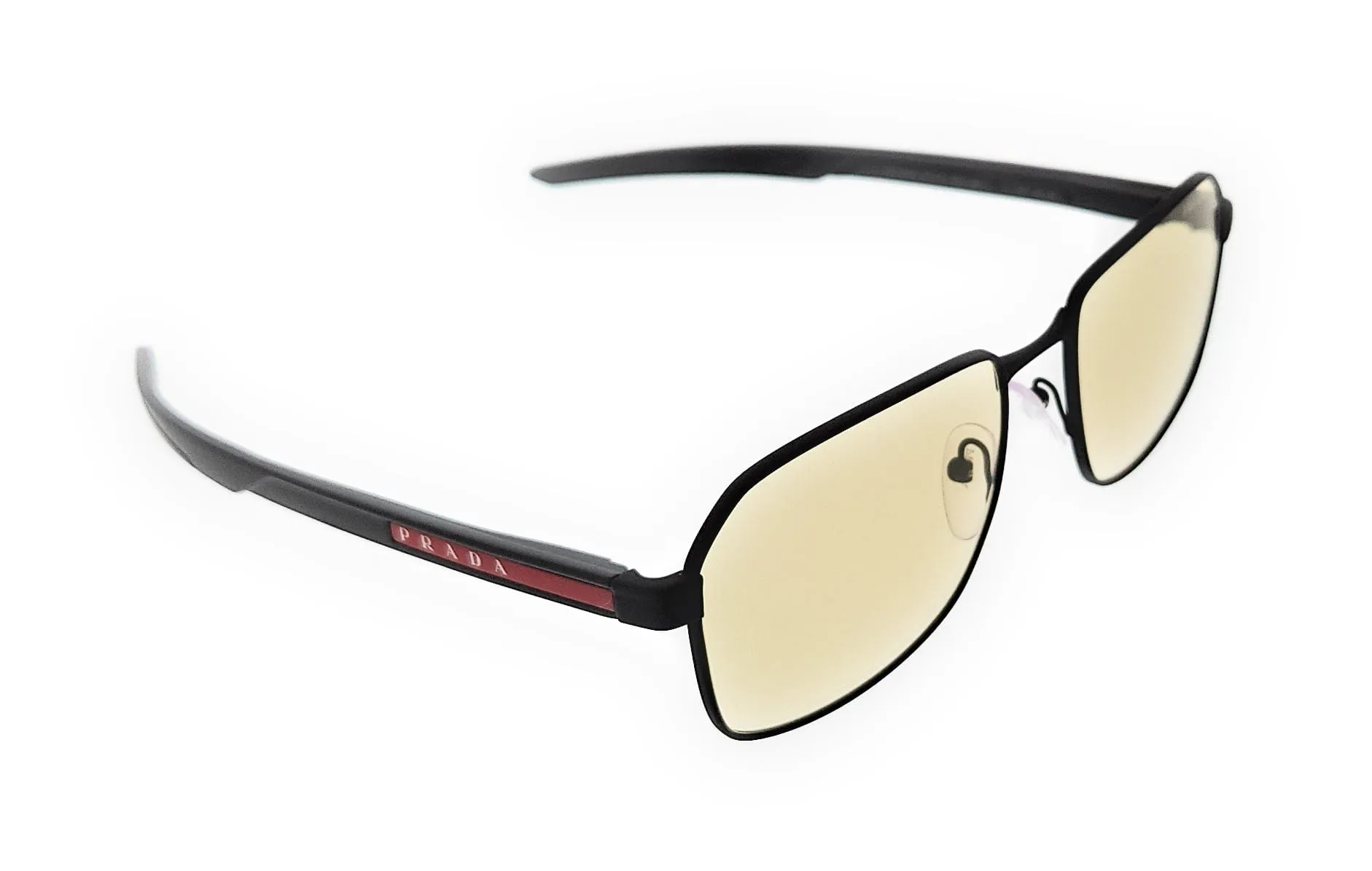 Prada Linea Rossa 0PS 54WS DG002S Matte Black Rectangular Sunglasses
