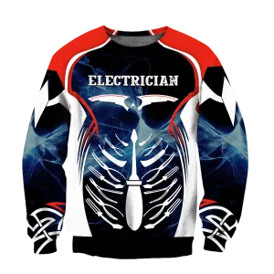 Premium Electrician XRAY Tool Bone All Over Printed Sweatshirt Zip Hoodie Shirts