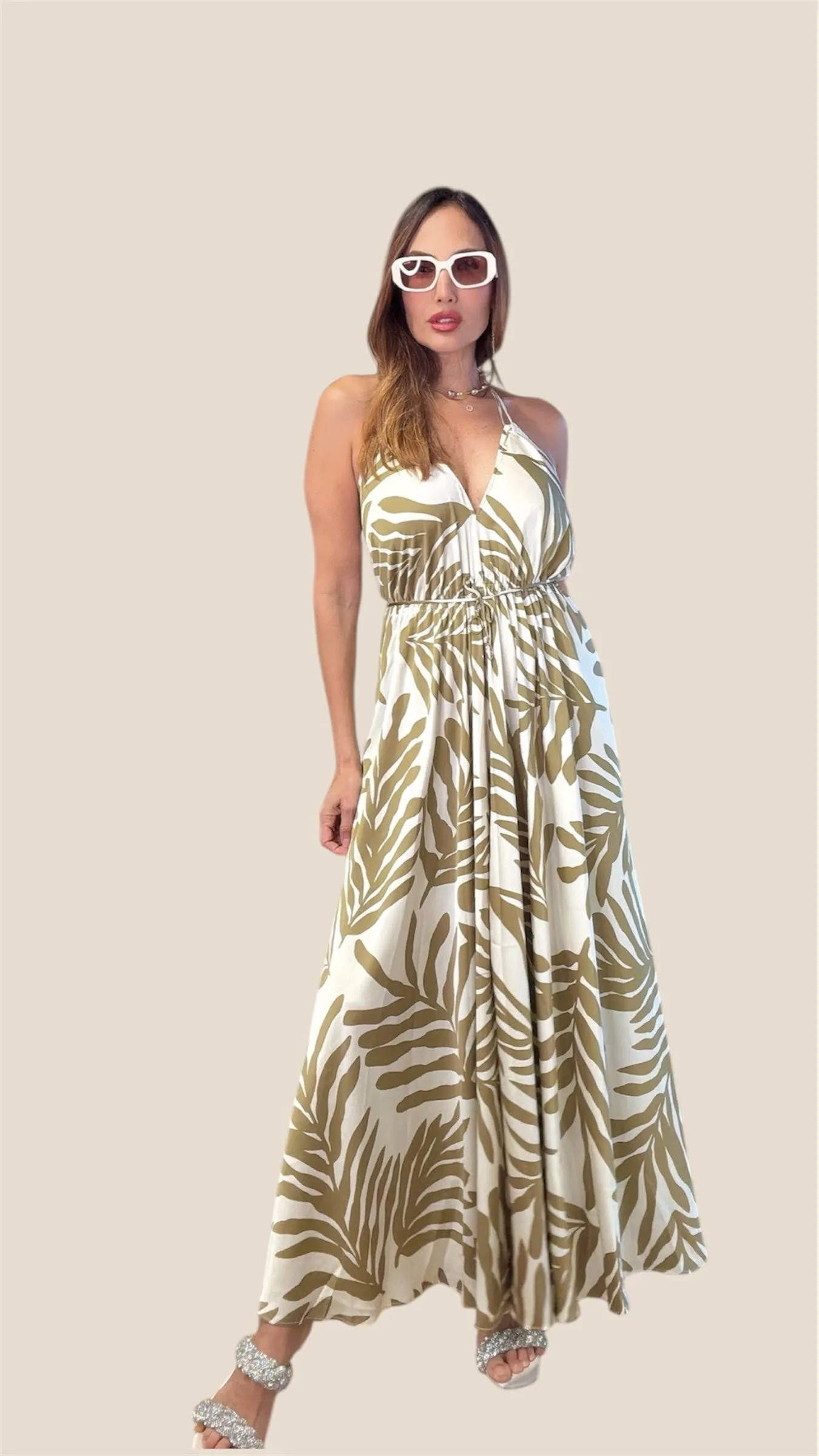 "Kaia's Island Oasis Midi Dress"
