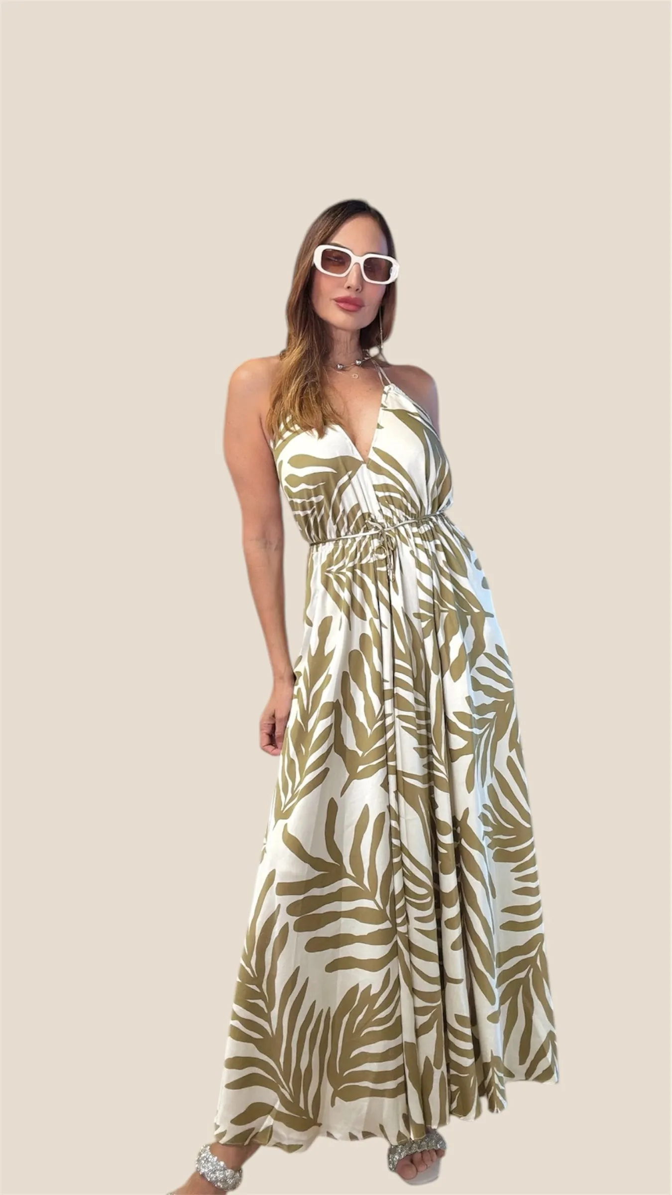 "Kaia's Island Oasis Midi Dress"