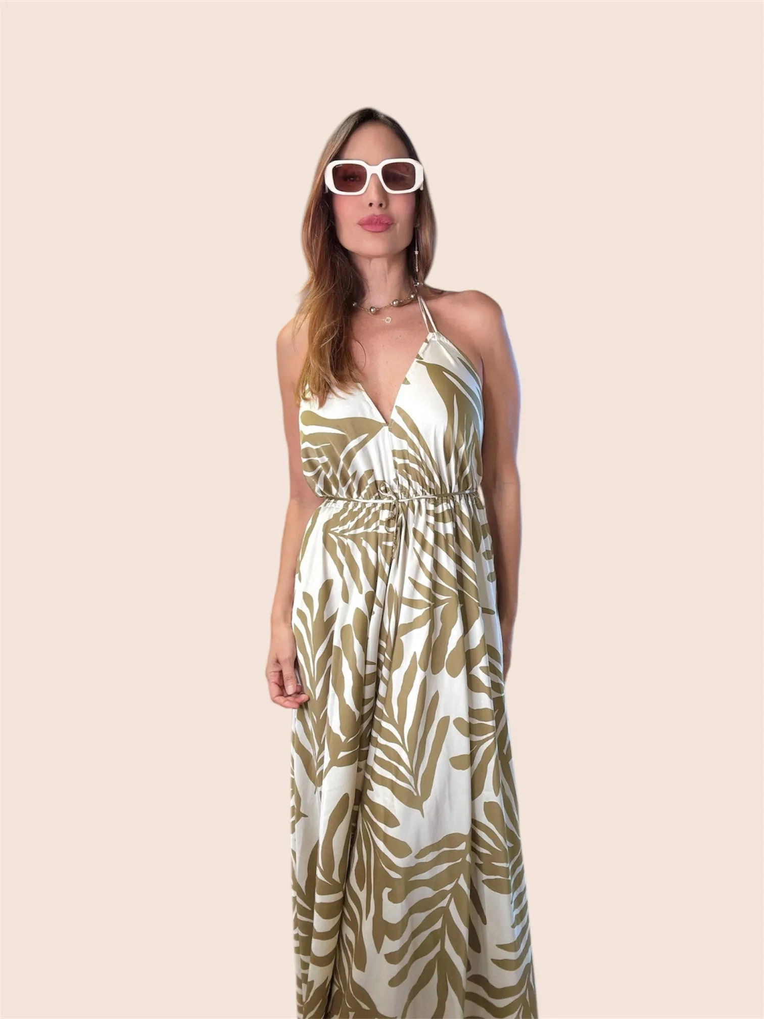 "Kaia's Island Oasis Midi Dress"