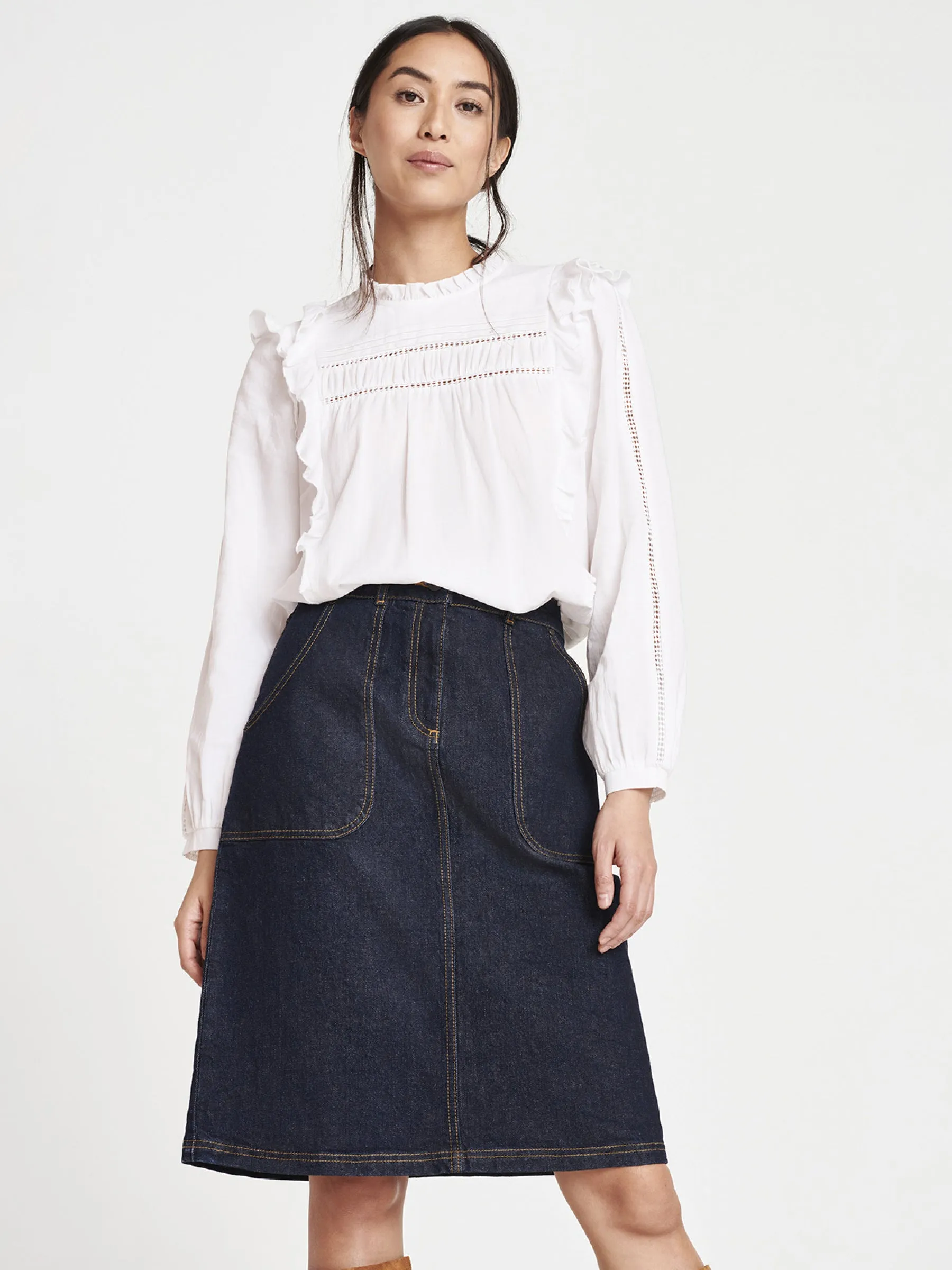 Raya Organic Cotton Blouse