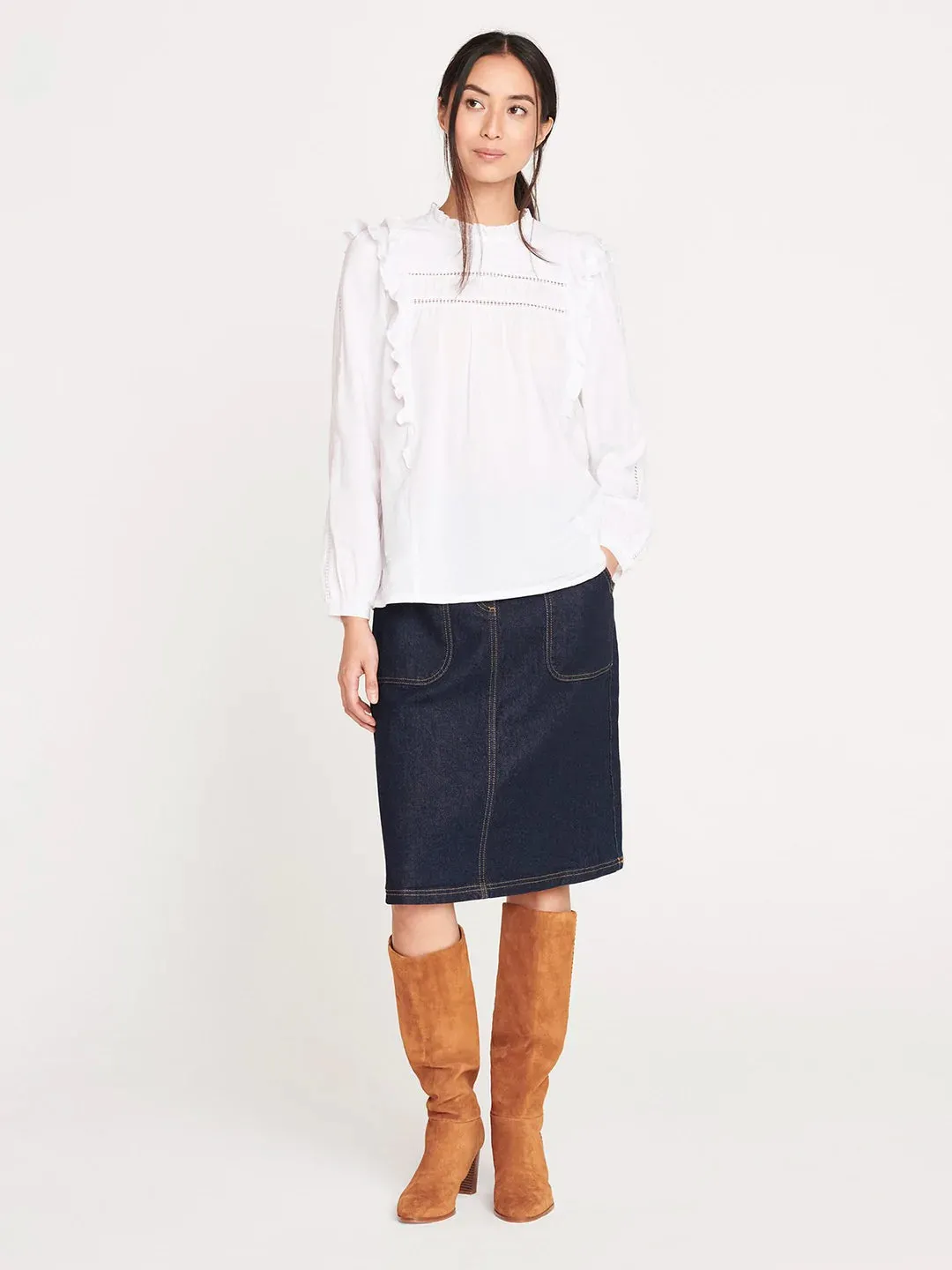 Raya Organic Cotton Blouse