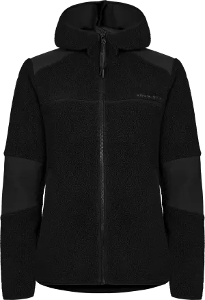 Röhnisch Women&#x27;s Wazzi Pile Hoodie Black | Buy Röhnisch Women&#x27;s Wazzi Pile Hoodie Black here | Outnorth