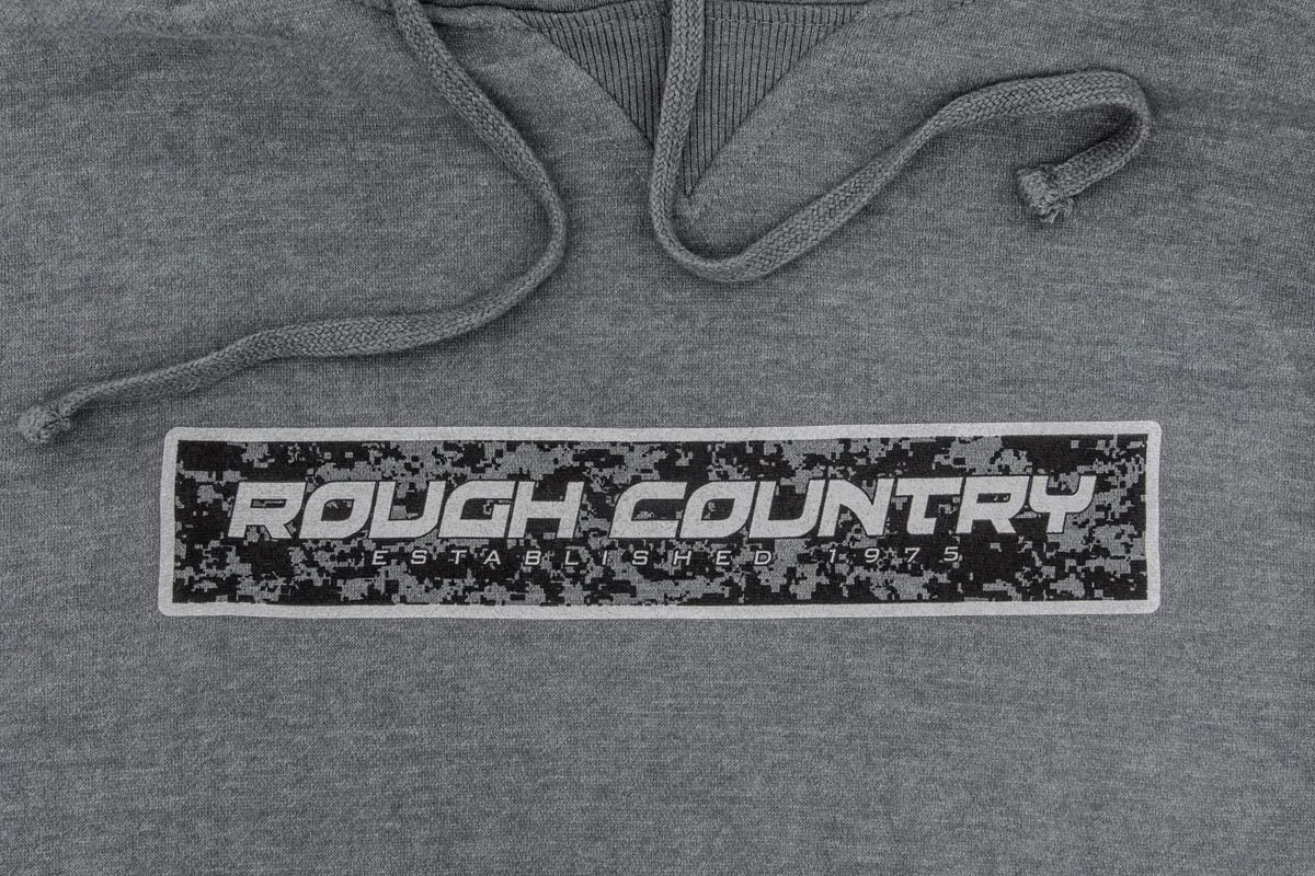 Rough Country Hoodie - Digital - Grey - SM