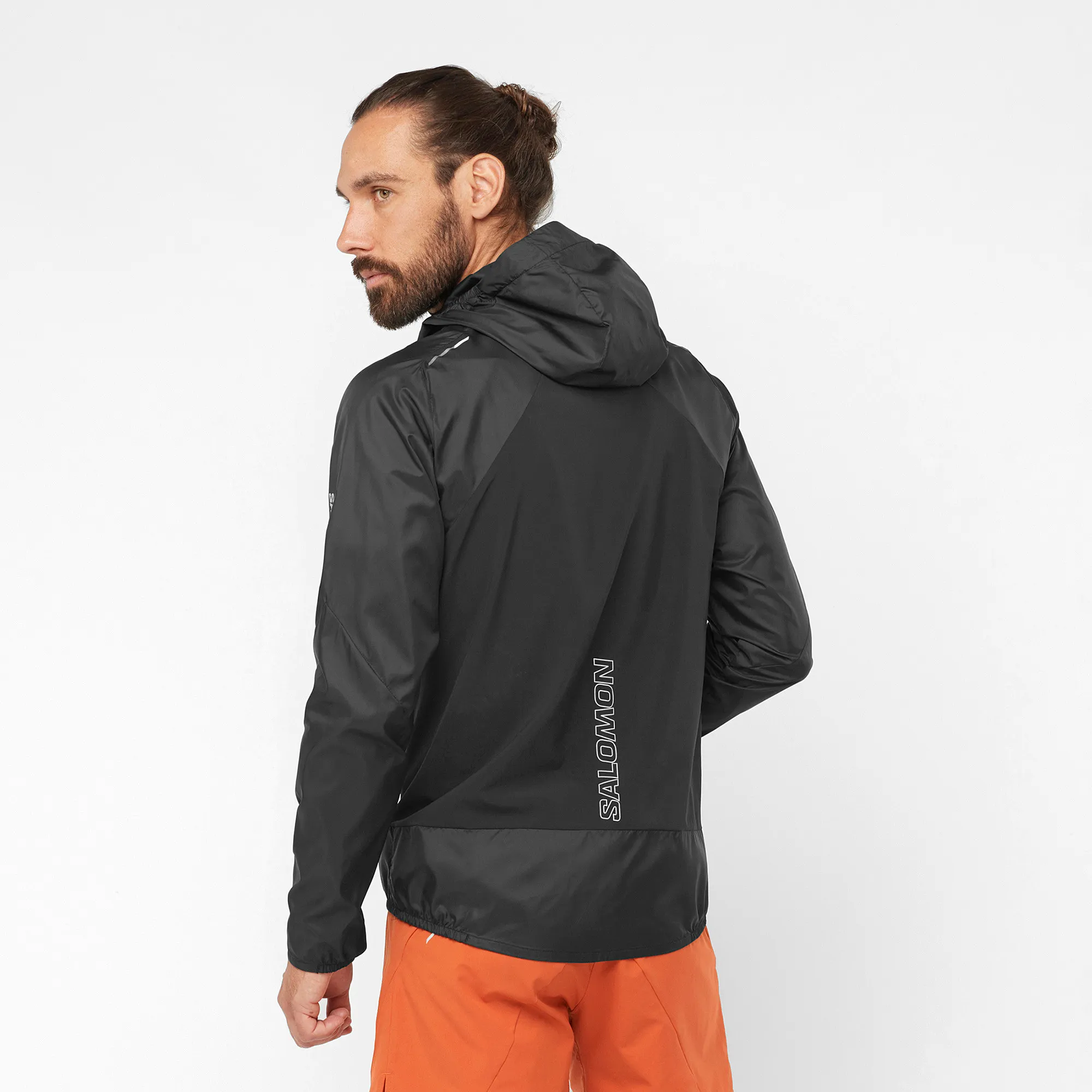 Salomon Men&#x27;s Bonatti Cross Full Zip Hoodie Deep Black | Buy Salomon Men&#x27;s Bonatti Cross Full Zip Hoodie Deep Black here | Outnorth
