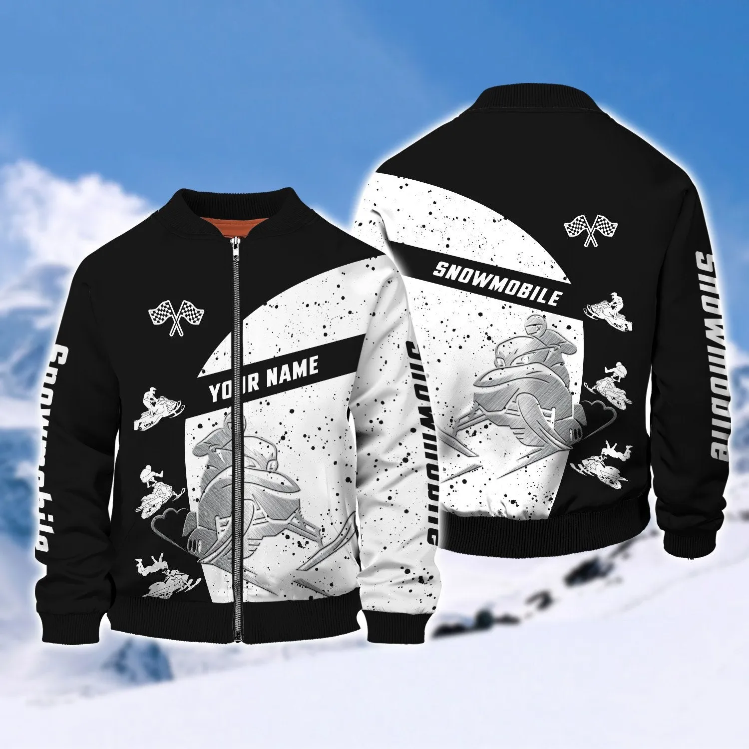 Snowmobile Personalized 3D Sweatshirt Hoodie Shirt, Gift For Snowmobile Lovers