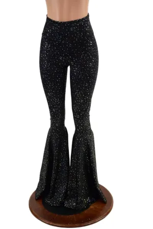 Star Noir High Waist Bell Bottom Flares