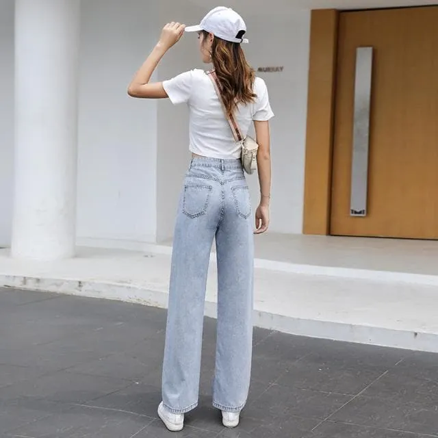 Straight High Waist Jeans