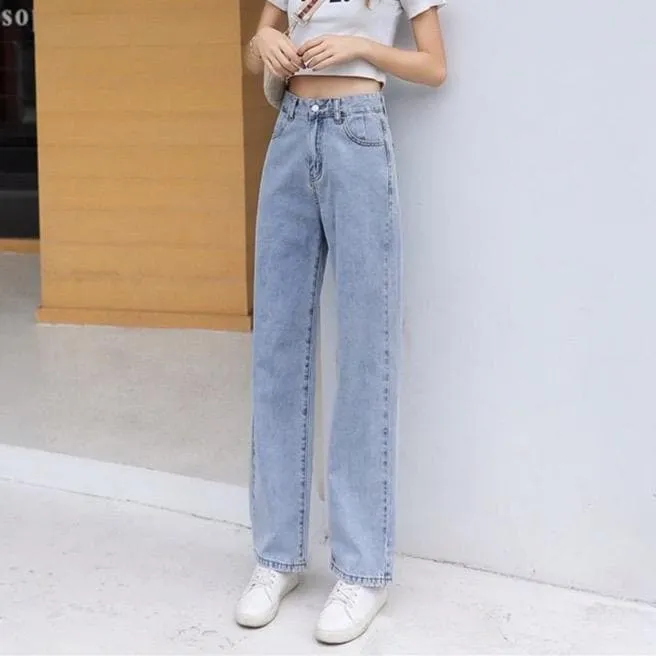 Straight High Waist Jeans
