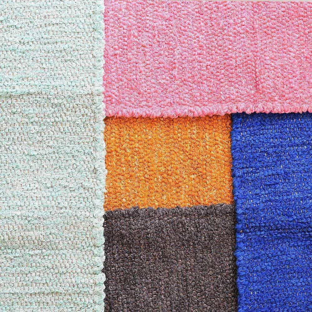 Tapis artisanal bleu 3x2m