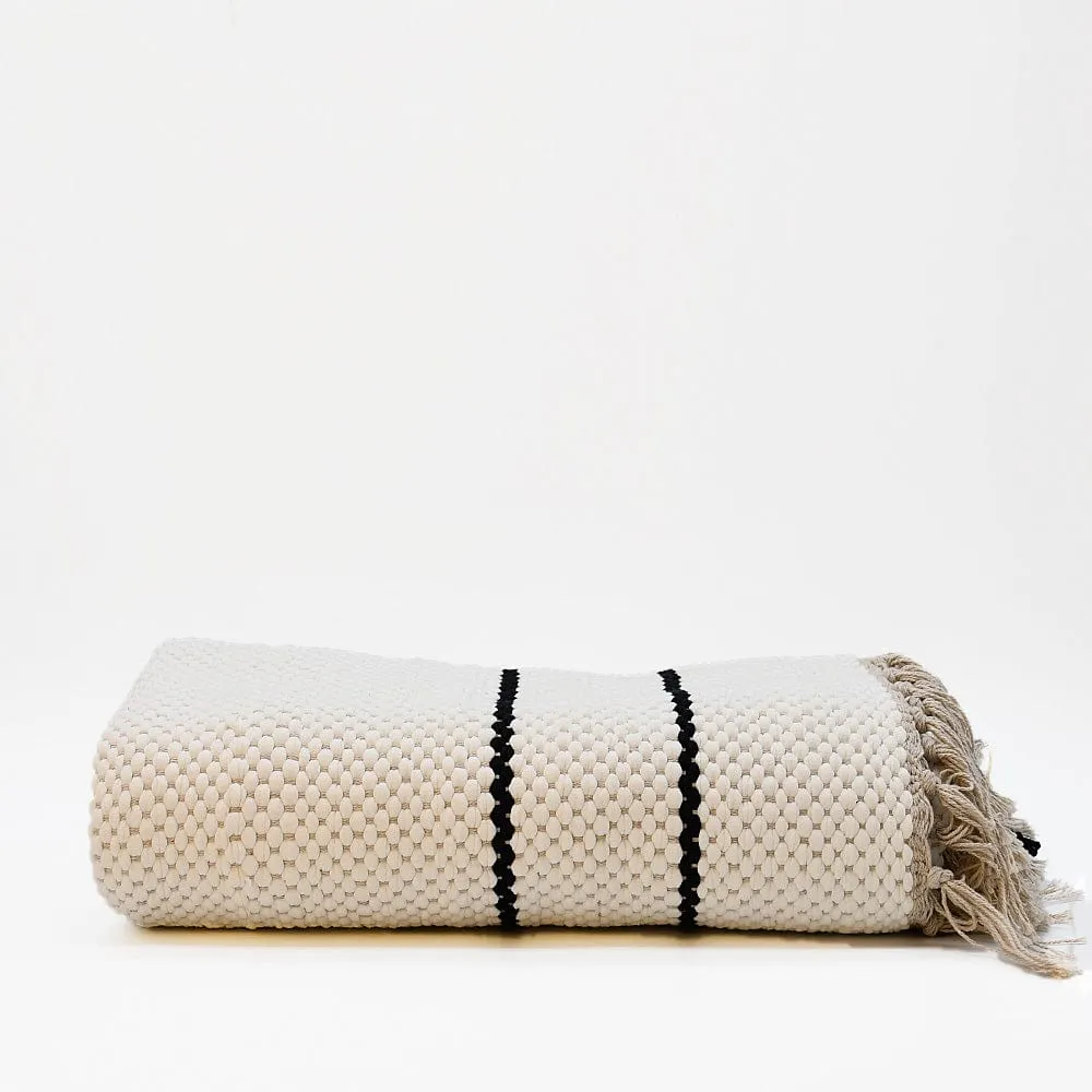 Tapis artisanal écru 150x100