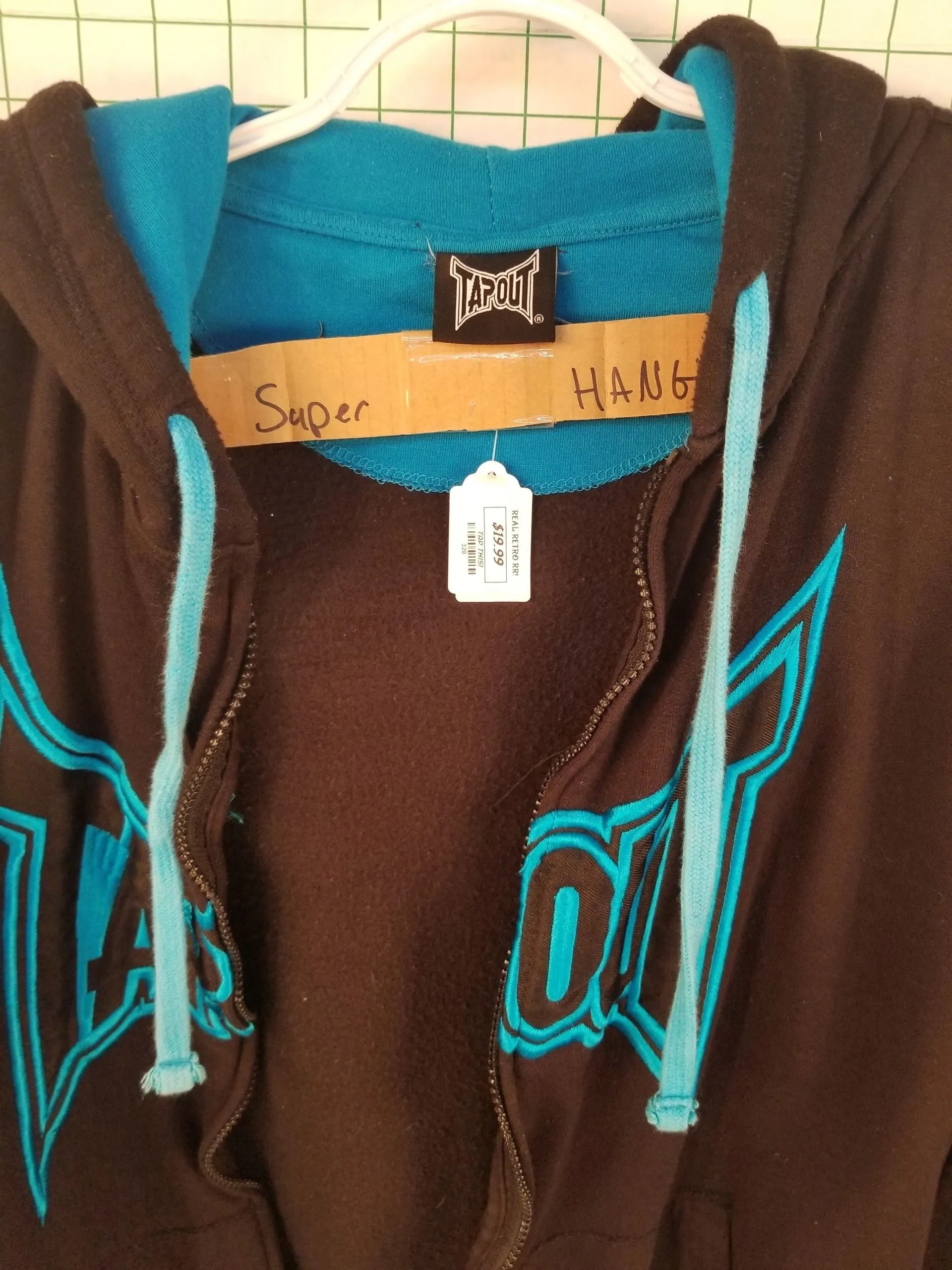 Tapout Zip-up Hoodie *MISSING ZIPPER*