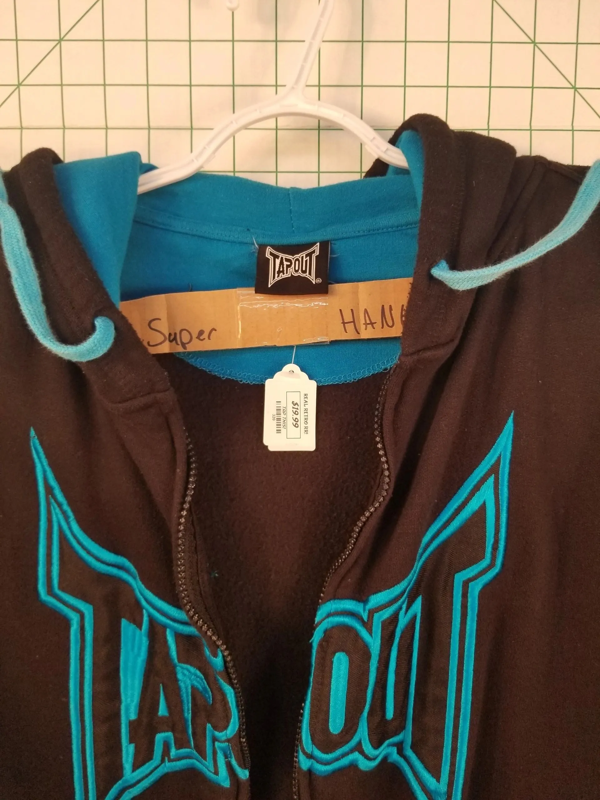 Tapout Zip-up Hoodie *MISSING ZIPPER*