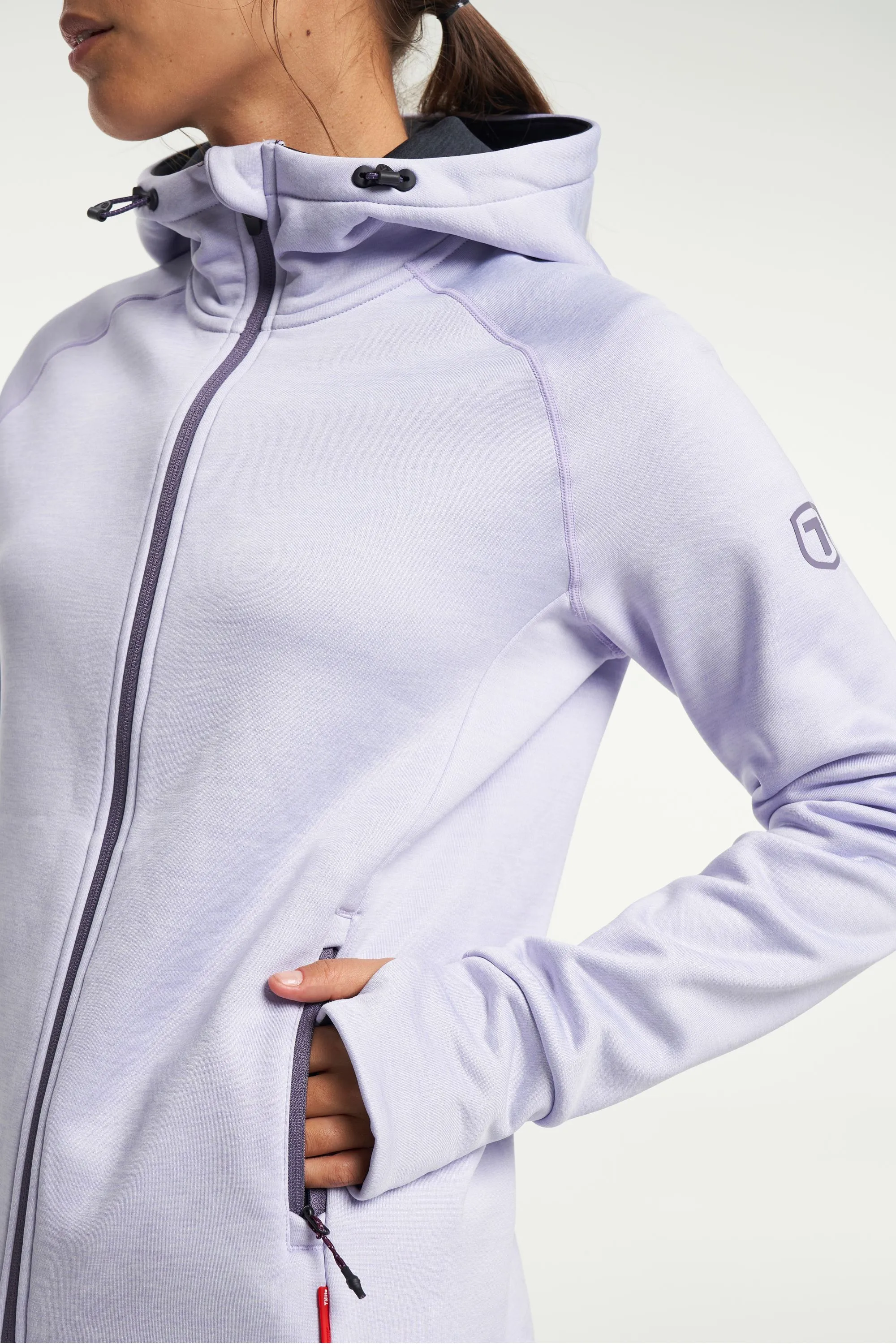 Tenson Women&#x27;s TXlite Hoodie Zip Crystaline | Buy Tenson Women&#x27;s TXlite Hoodie Zip Crystaline here | Outnorth