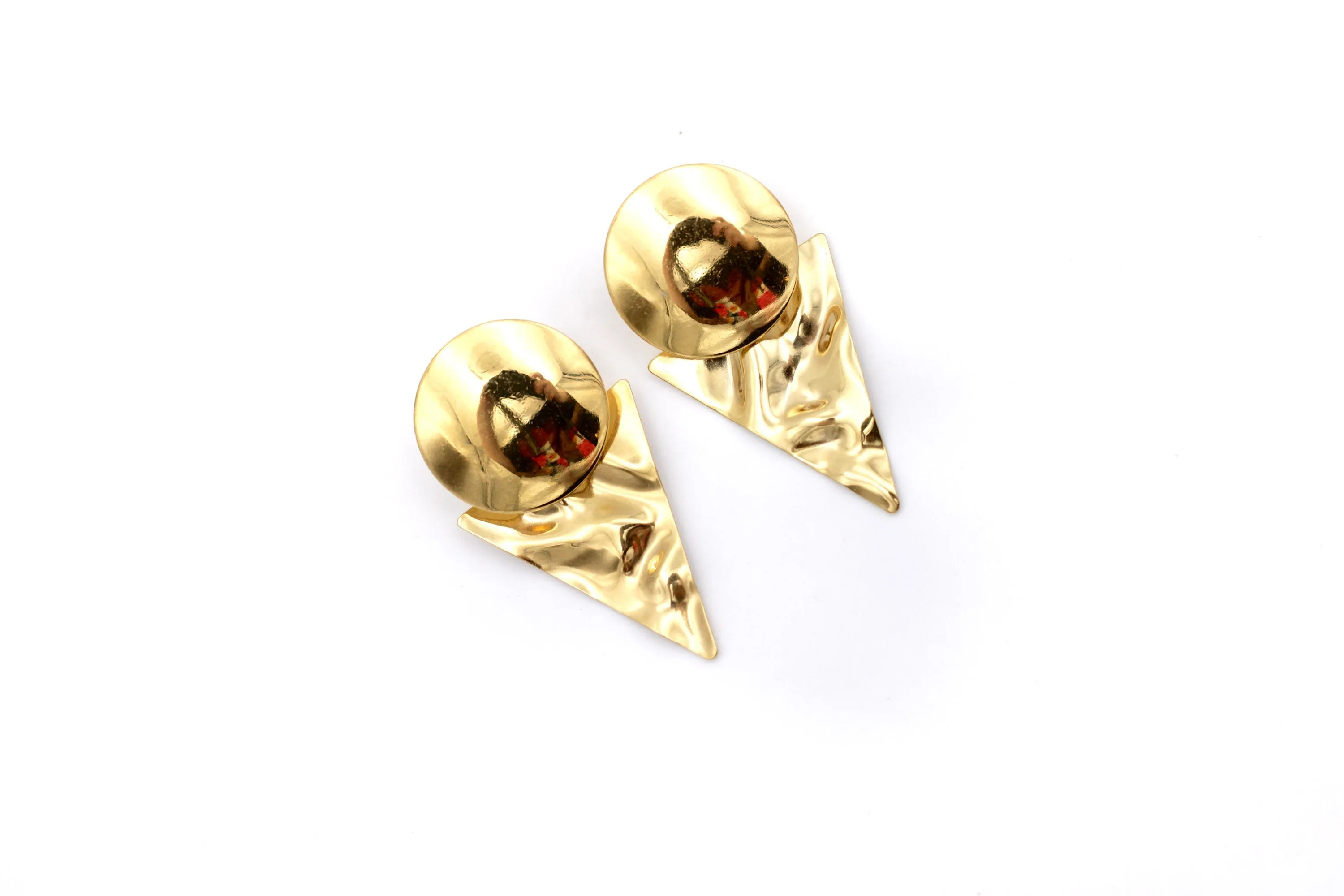 Textured Triangle Dangles