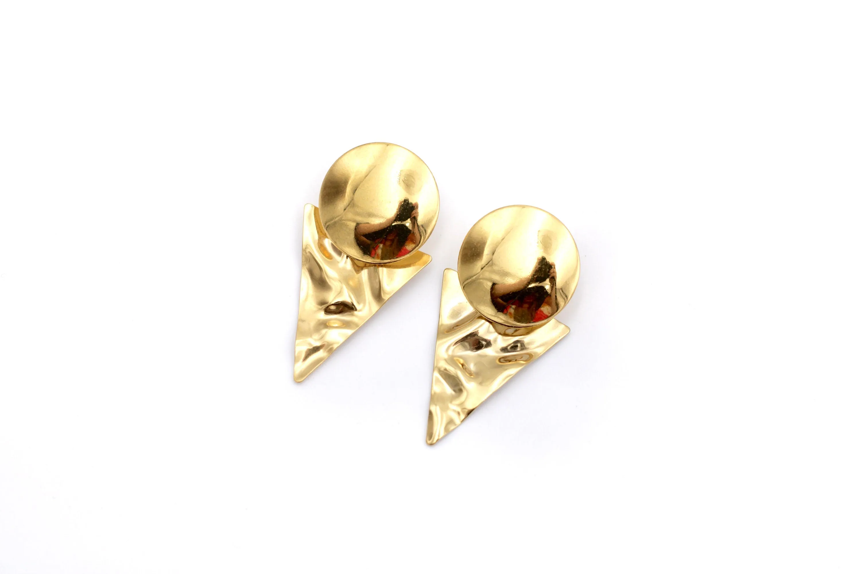 Textured Triangle Dangles
