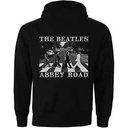 The Beatles Unisex Zipped Hoodie: Abbey Road (Back Print)