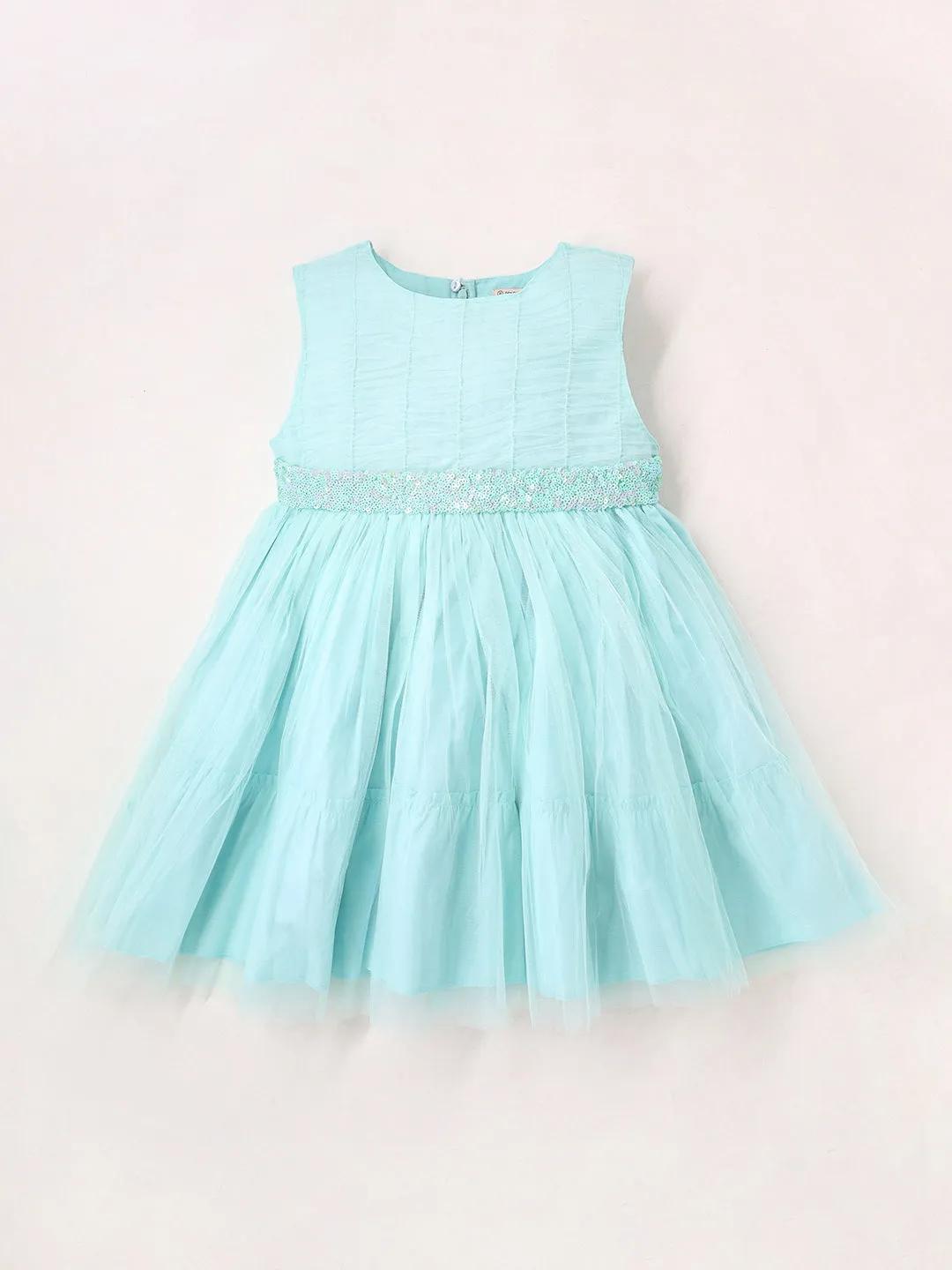 The Serene Sea Blue Dress for Kids