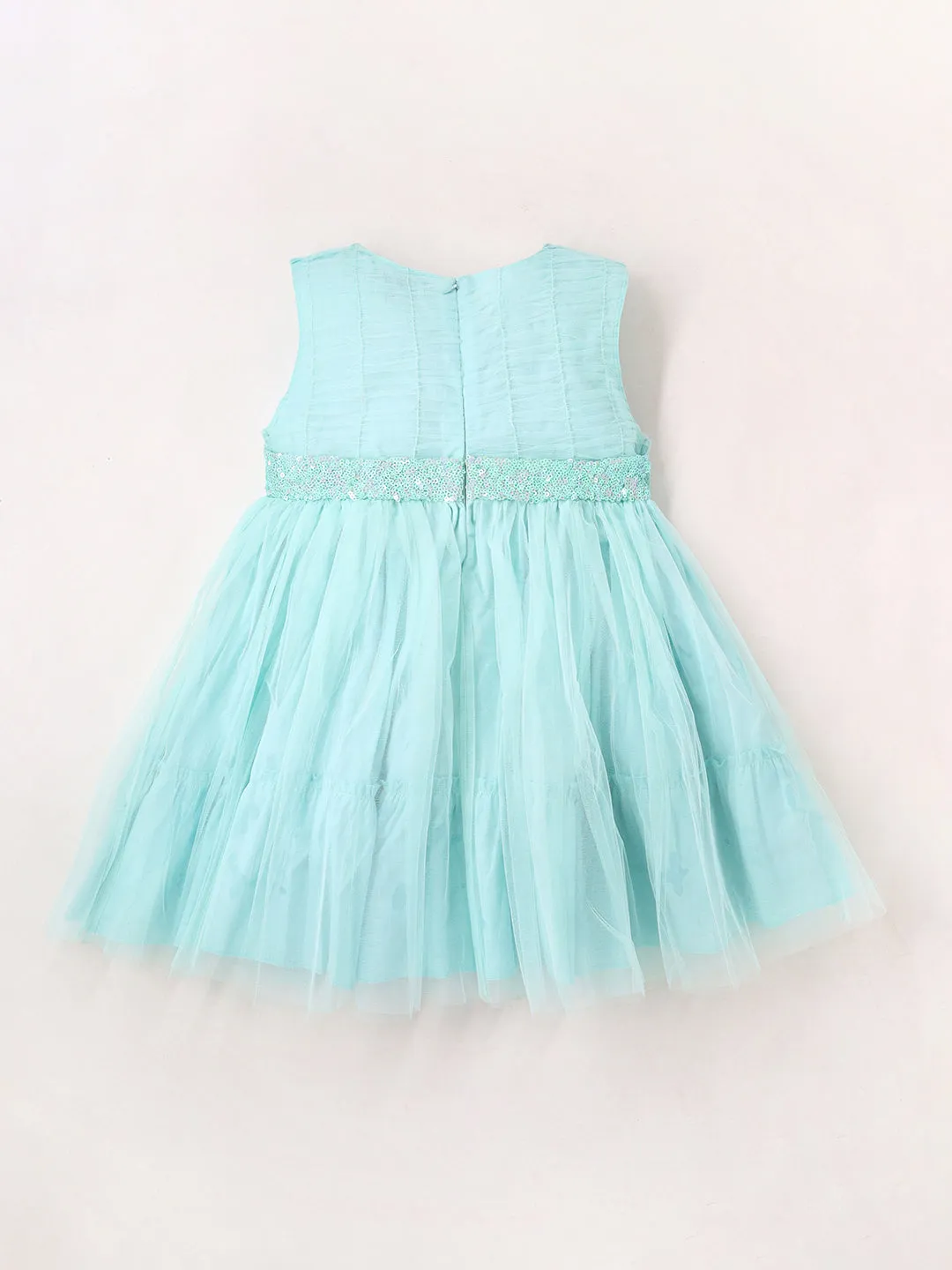 The Serene Sea Blue Dress for Kids