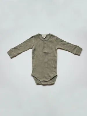 The Simple Folk Ribbed Onesie