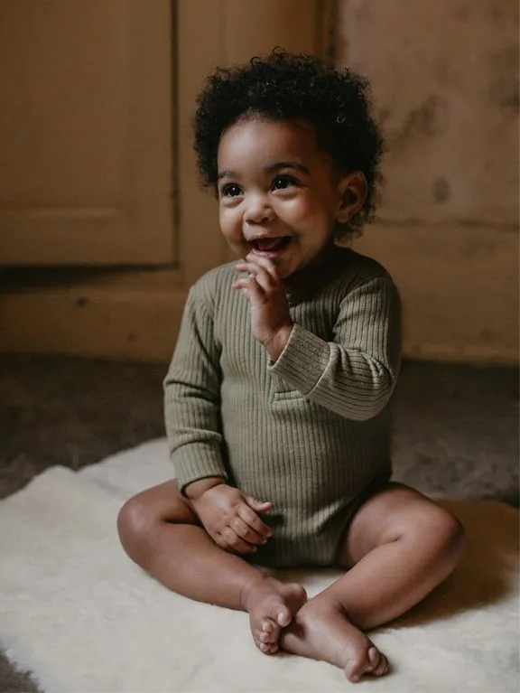 The Simple Folk Ribbed Onesie