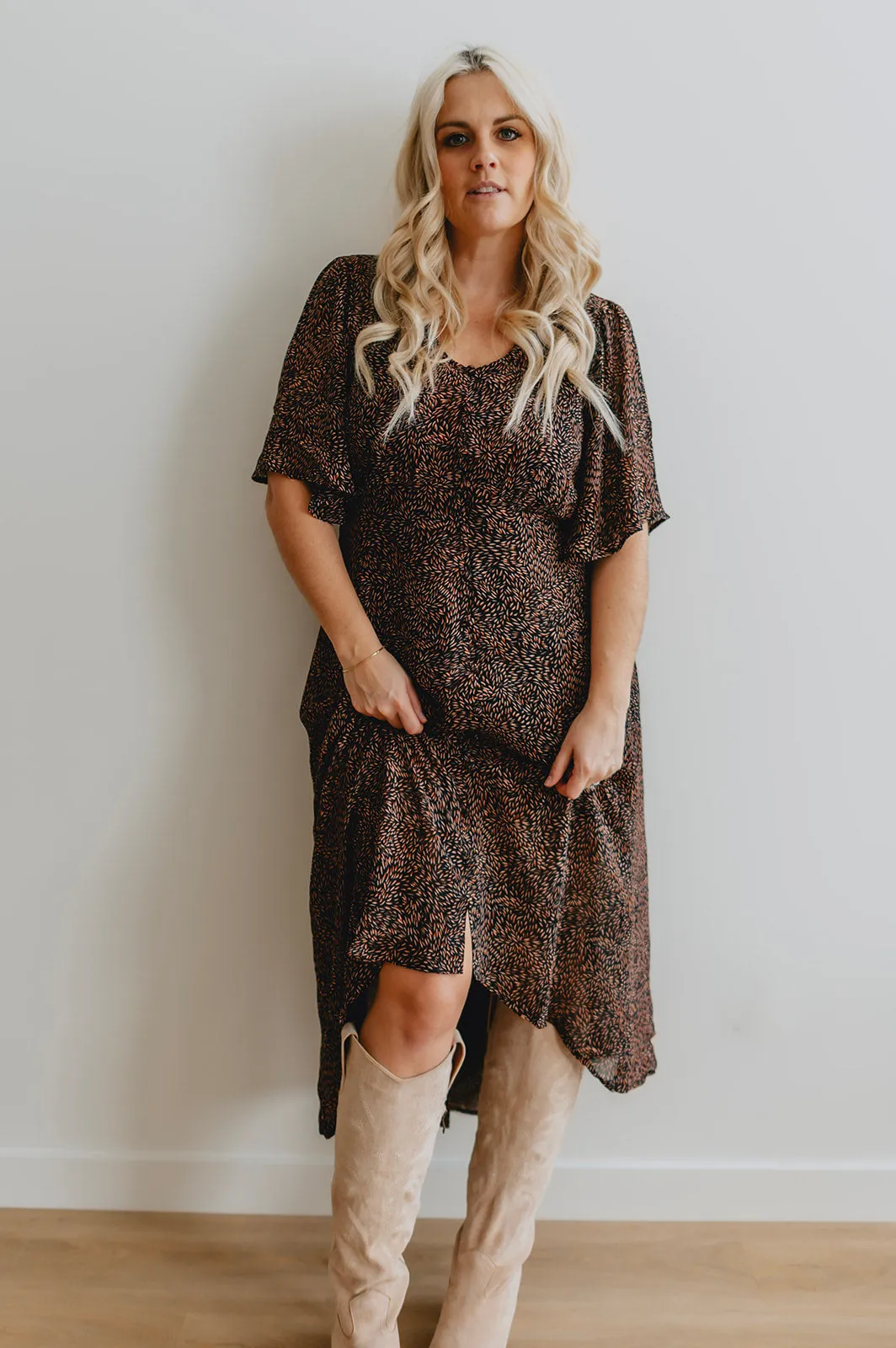 The Zally Midi Dress
