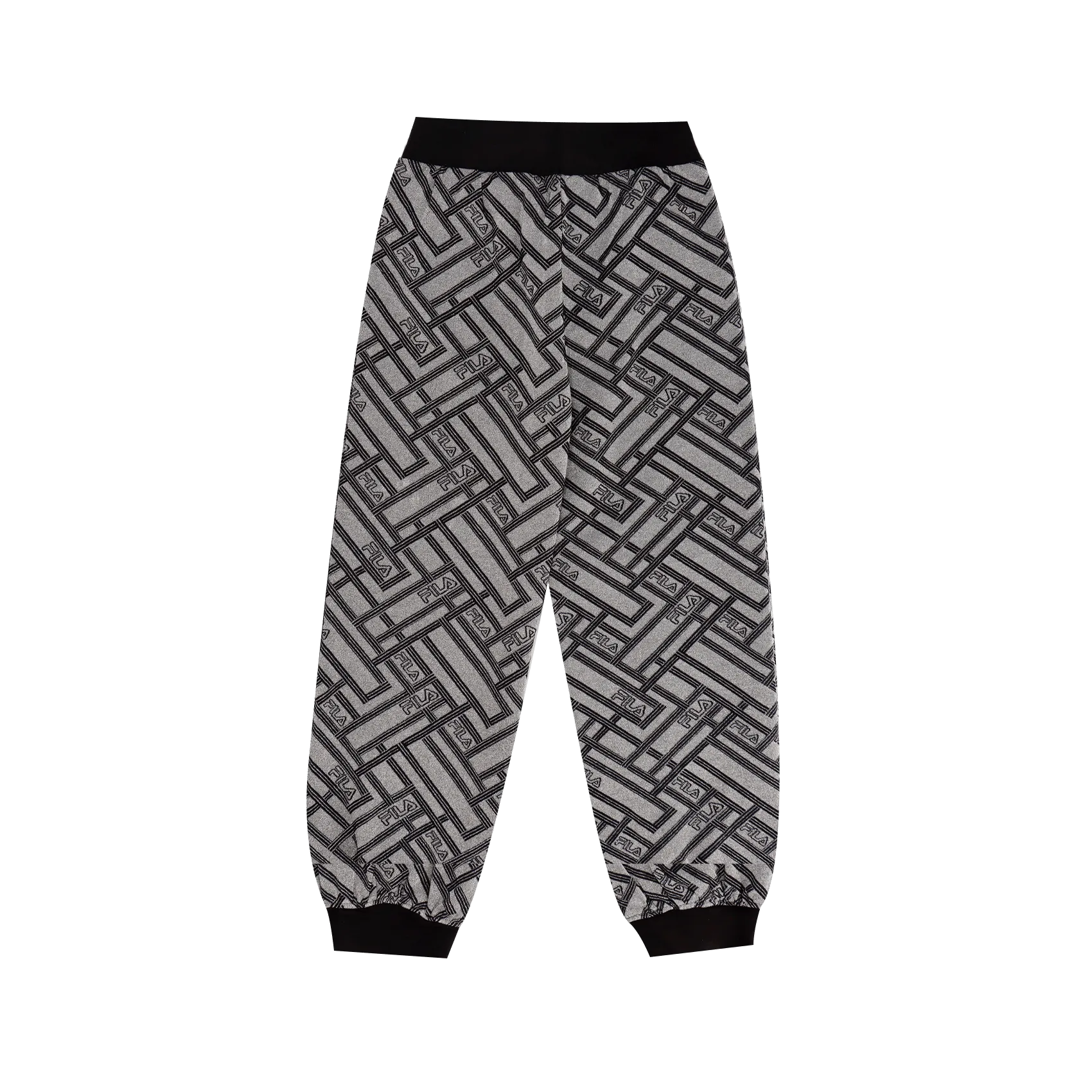 Tosca Pants High Waist - Silver/Black