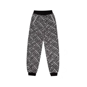 Tosca Pants High Waist - Silver/Black