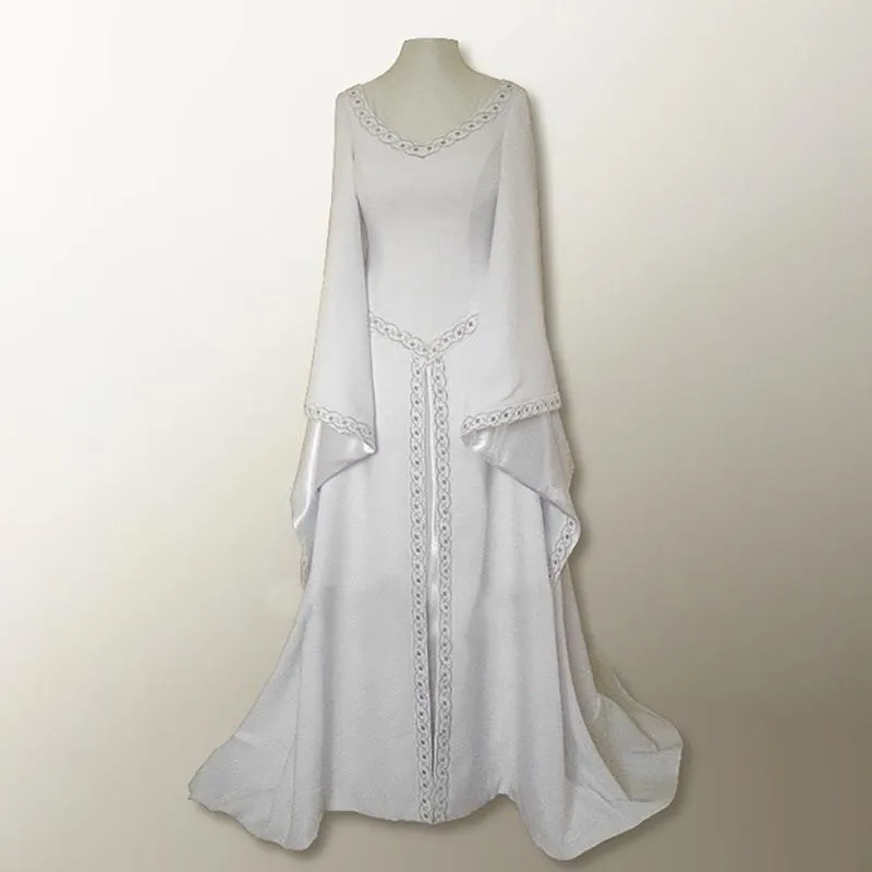 Women party embroidered v neck slim fit maxi dresses