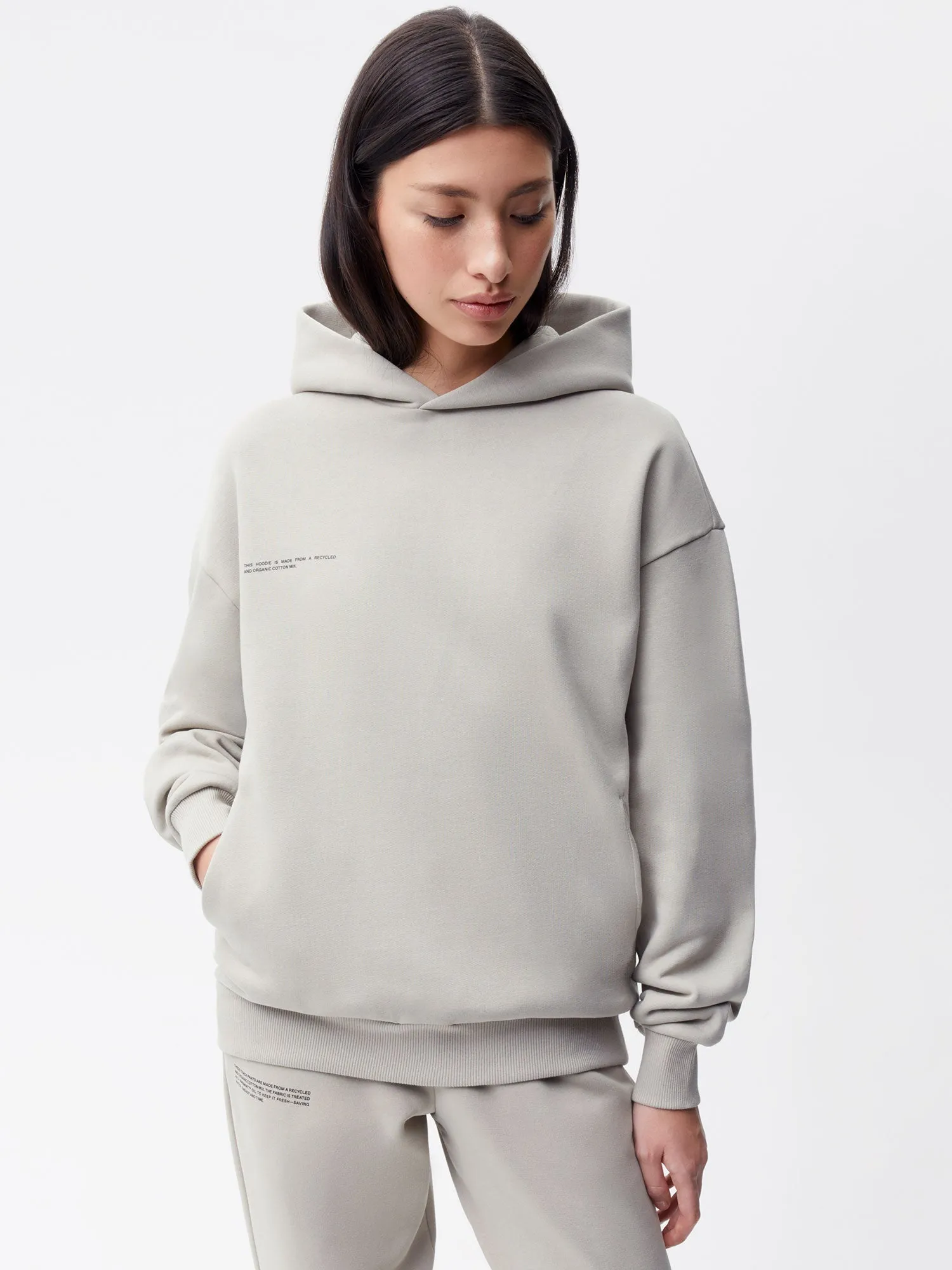 Womens 365 Heavyweight Hoodie—stone